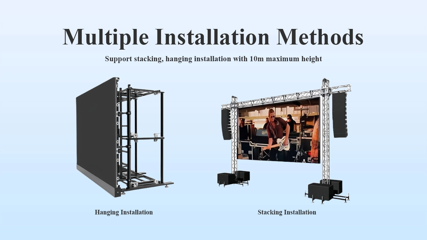 multiple P3.91 LED display screen