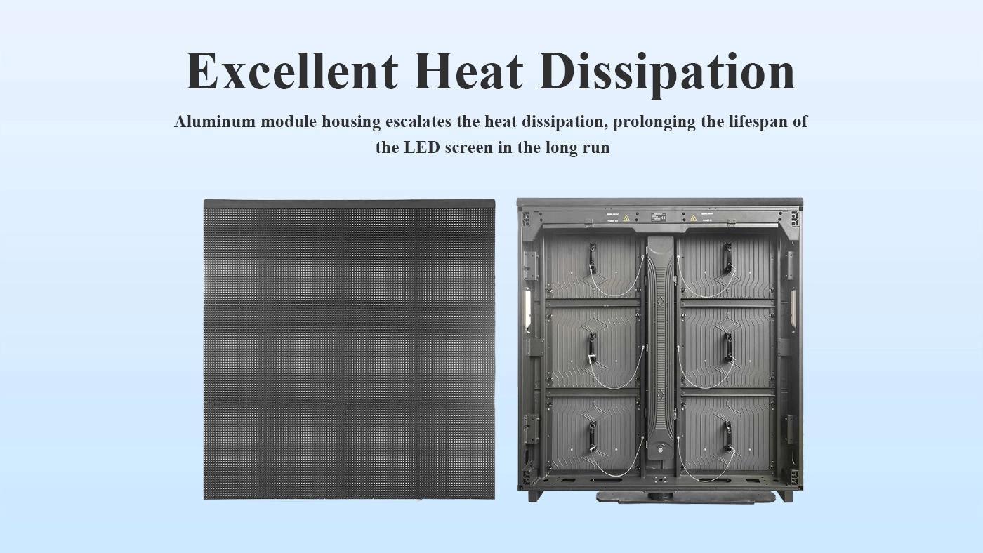 Excellent heat dissipation sports perimeter LED displays