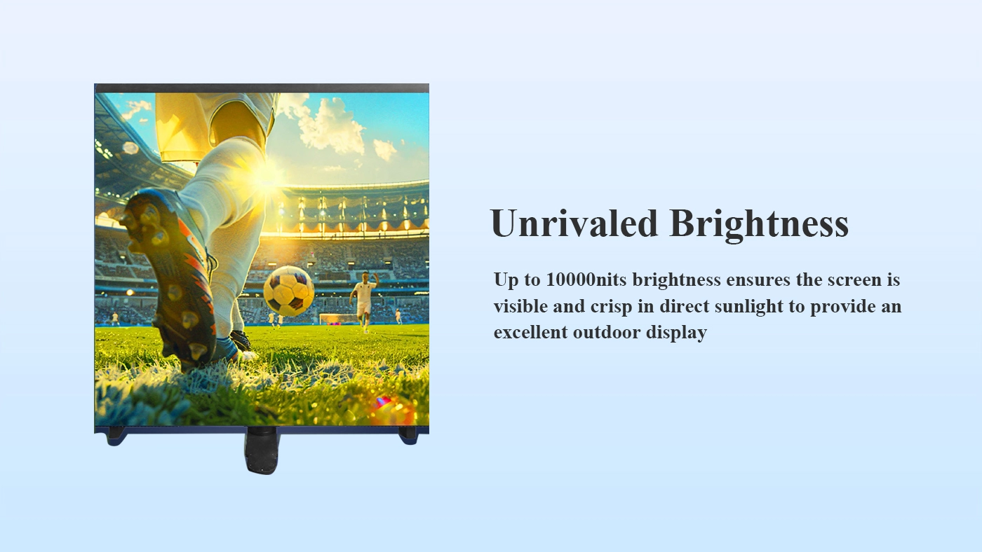 unrivaled brightness sports perimeter LED displays