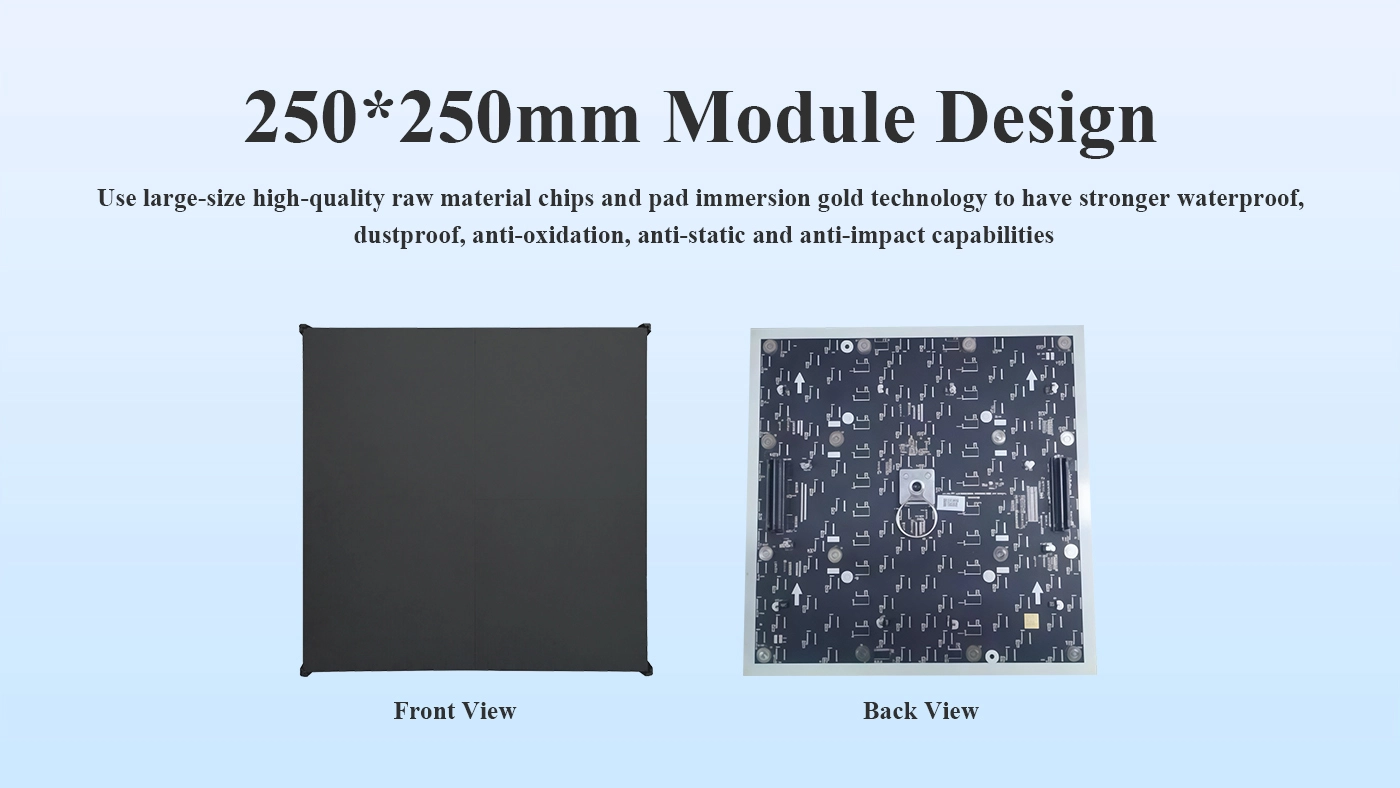 COB LED rental display module design