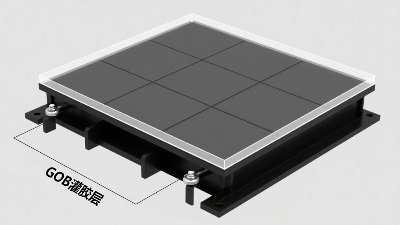 GOB Encapsulation Layer Structure of LED Display