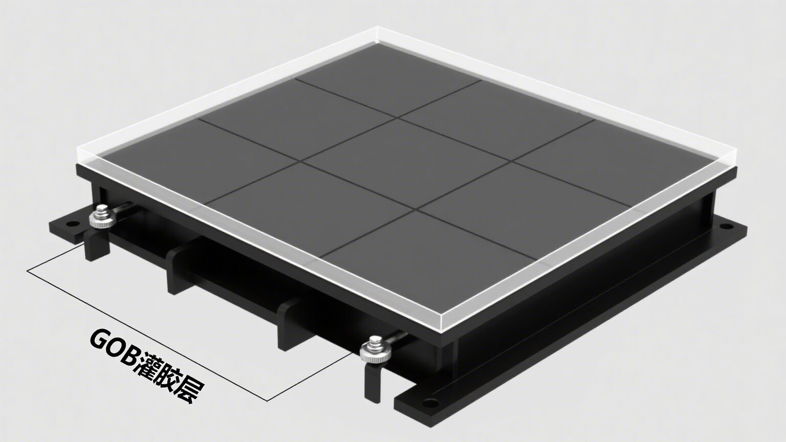 GOB Encapsulation Layer Structure of LED Display