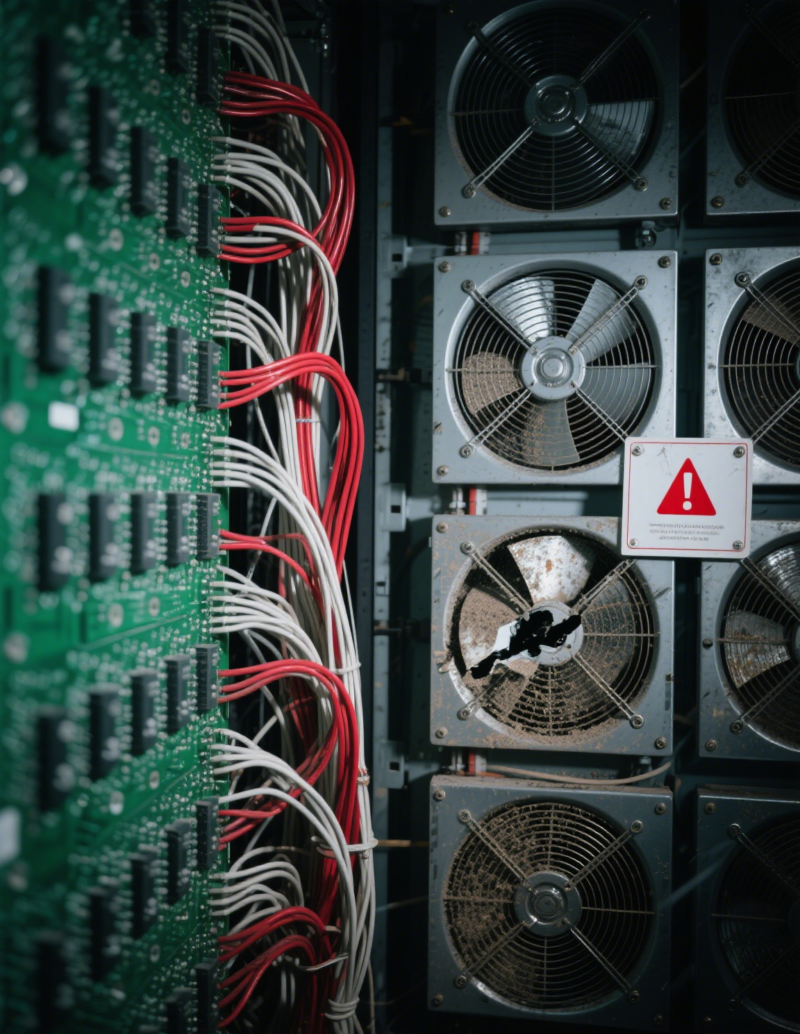  LED display screen with cooling fans