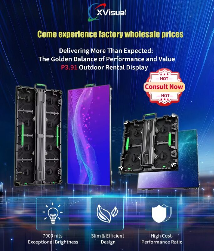 P3.9 Outdoor Rental Screen Poster