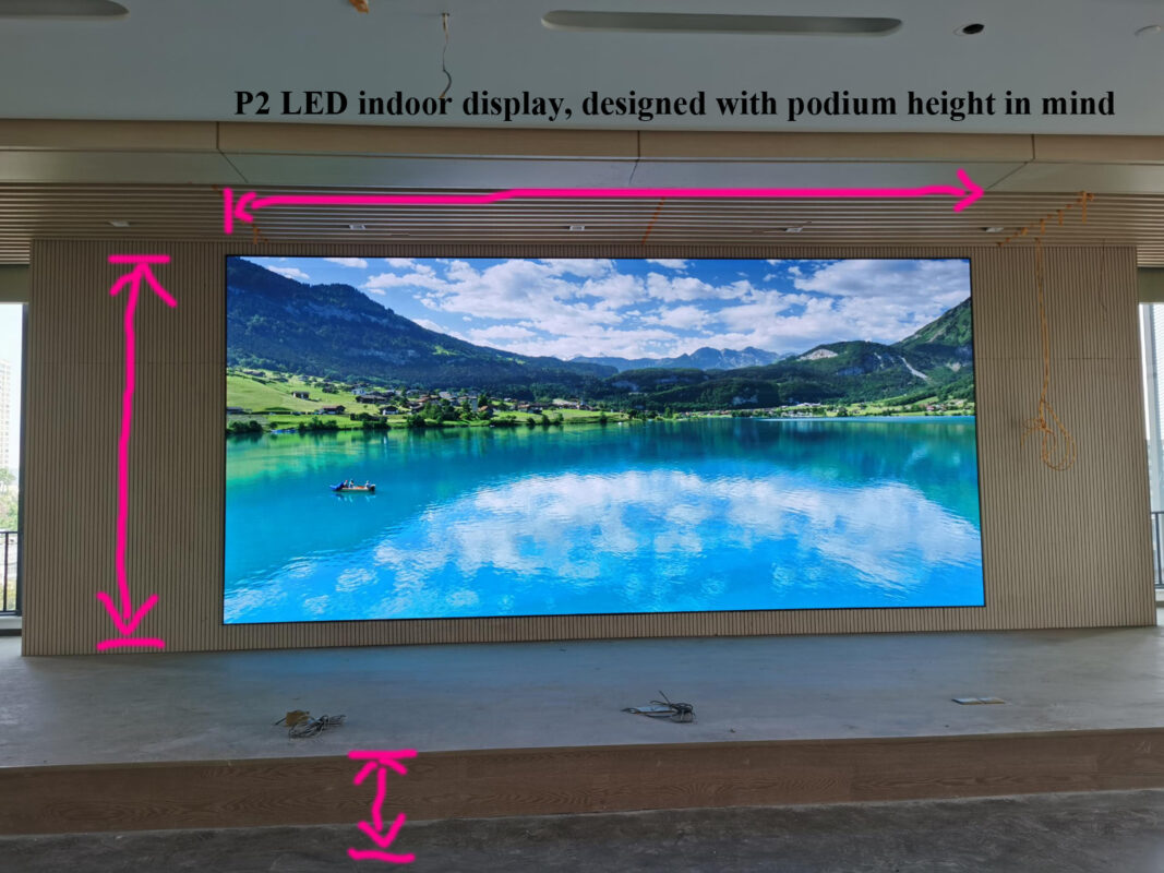 P2 LED indoor display