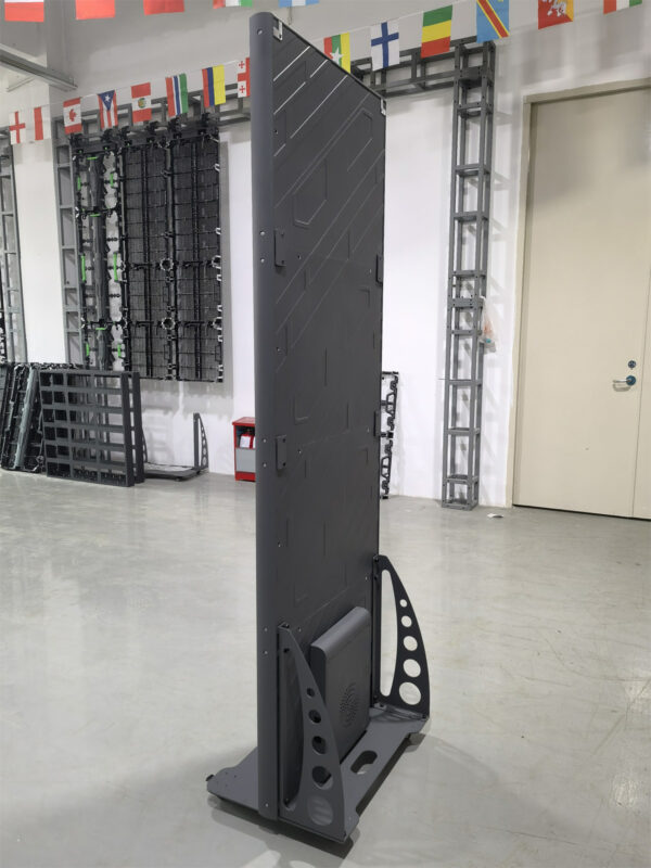 Single-panel LED poster display back