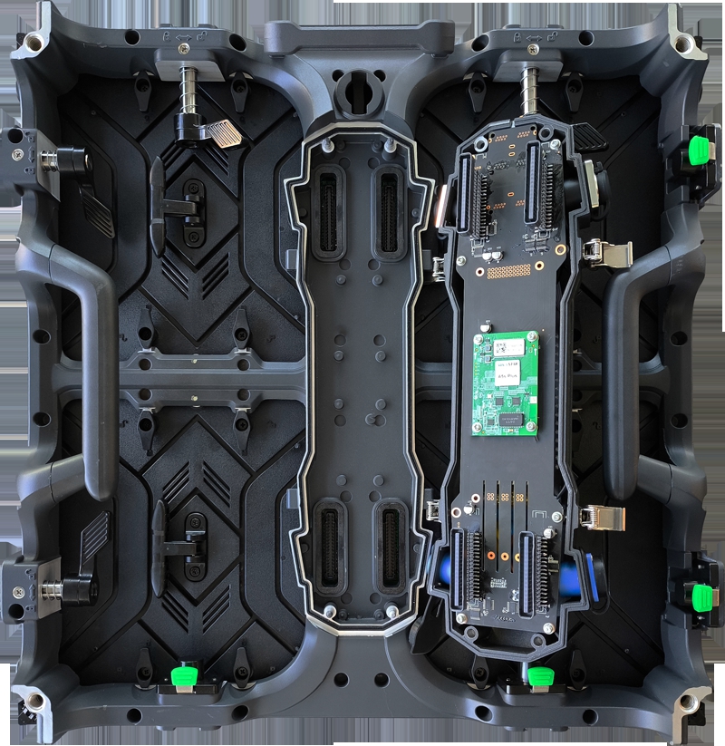 Parte trasera del módulo de pantalla LED de alquiler