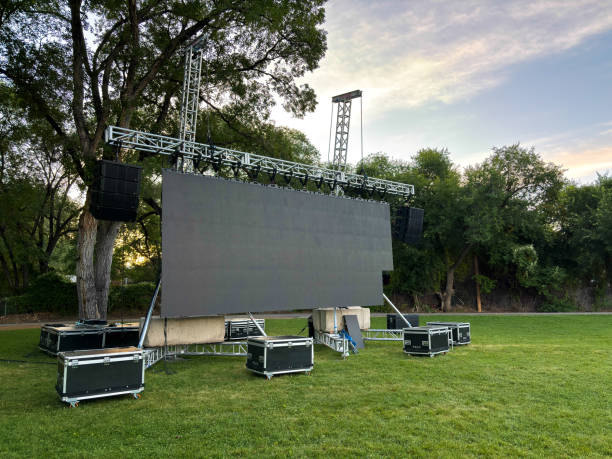 Outdoor rental staging LED displays