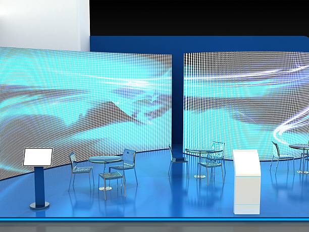 светодиодные экраны в выставочном зале